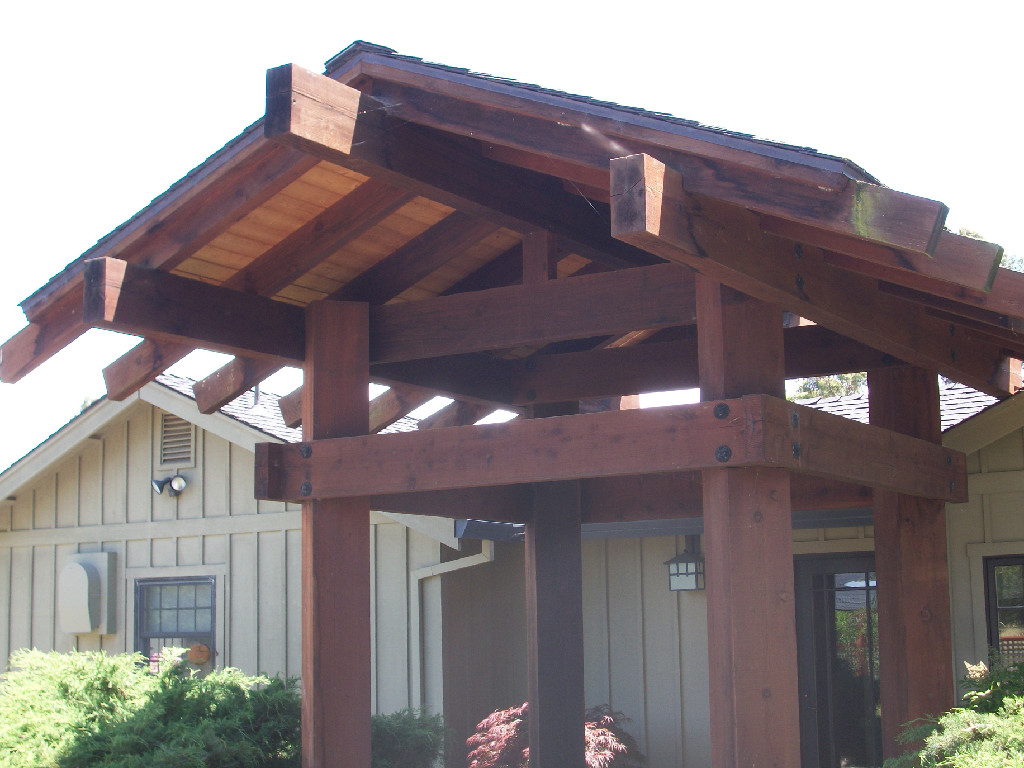 contruction services - japanese style arbor entry